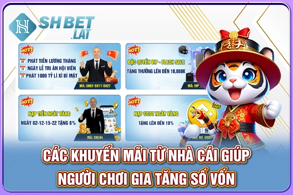 Các khuyến mãi từ nhà cái giúp người chơi gia tăng số vốn Các khuyến mãi từ nhà cái giúp người chơi gia tăng số vốn