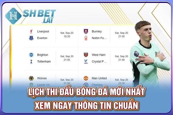 Lịch Thi Đấu Bóng Đá Mới Nhất - Xem Ngay Thông Tin Chuẩn
